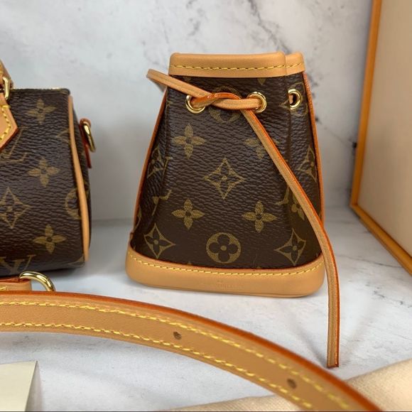 ❌❌ Louis Vuitton Trio Mini Cones Monogram 3-bag Set charms Speedy Alma Noe NEW - Picture 10 of 16